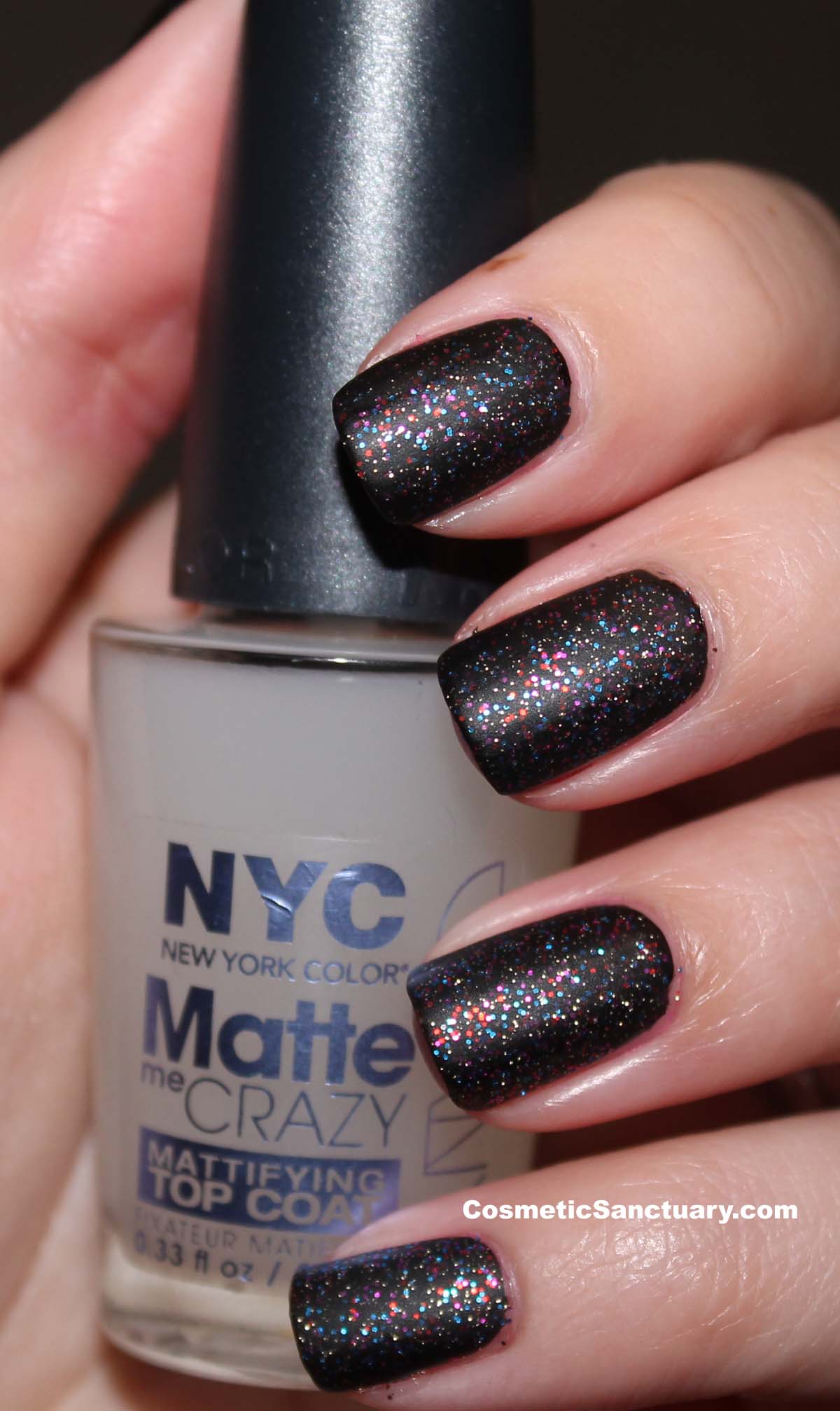 NYC Big City Sparkle and Matte Me Crazy Review and Swatches
