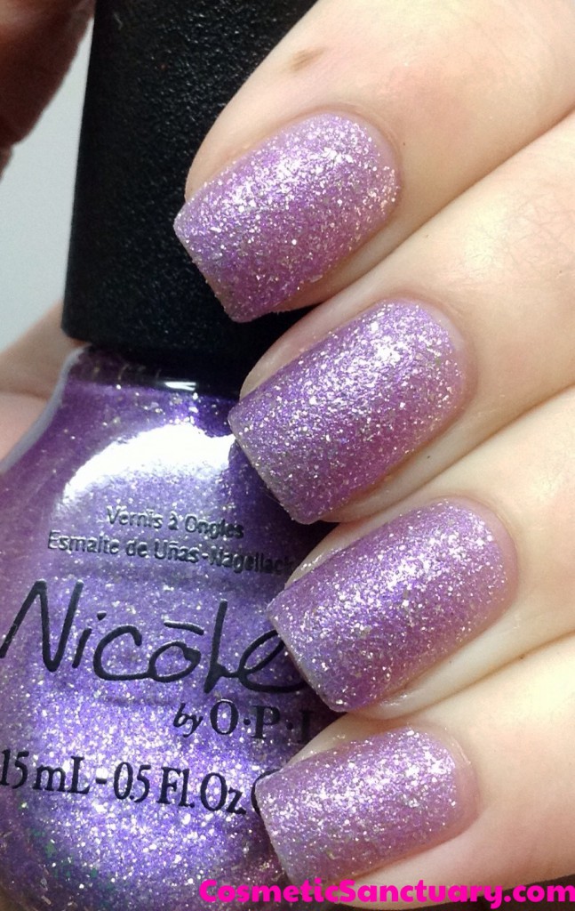 NAILS, Purple Glitter Gradient with Nicole by OPI