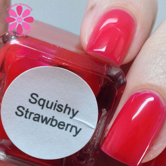 Rica Sanctuary Collection Swatches Cosmetic Partial & Nail Review Squishy Polish Rainbow -