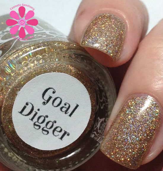 Goal Digger, Metallic Gold Gel Polish