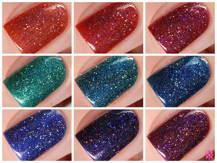Glam Polish Darkly Dreaming Collection Swatches & Review - Cosmetic ...