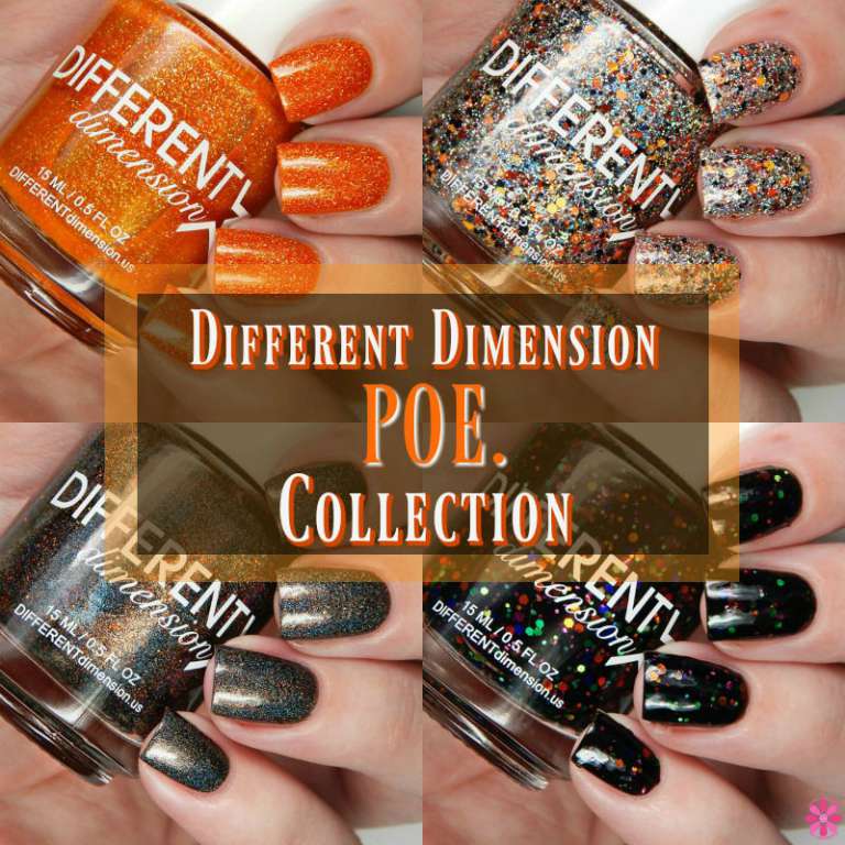 DIFFERENT dimension Halloween 2016 POE Collection Swatch & Review
