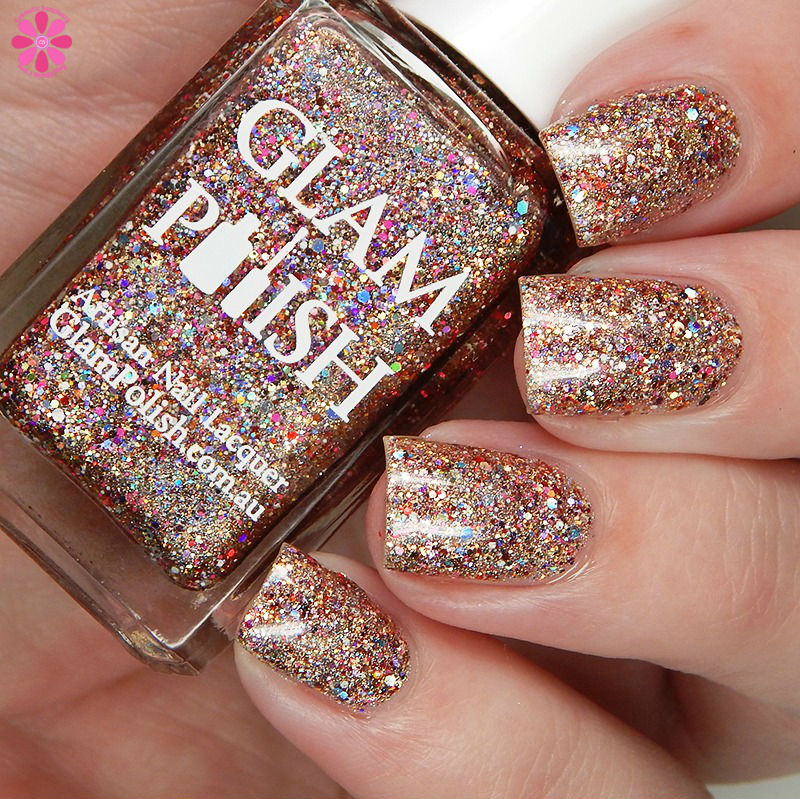 Glam All That Glitters Gold Glitter Nail Polish | Maniology