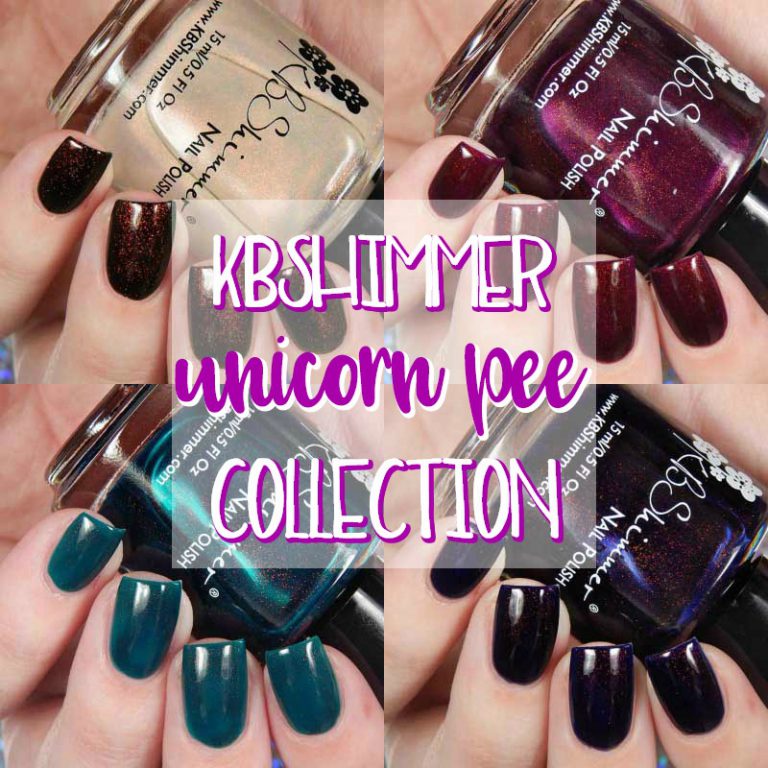 KBShimmer Unicorn Pee Collection Swatches and Review