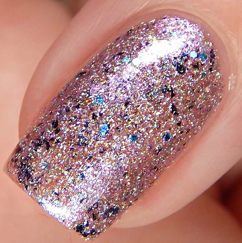 Bright and Bubbly Nail Polish - holographic purple glitter bomb –  Fanchromatic Nails