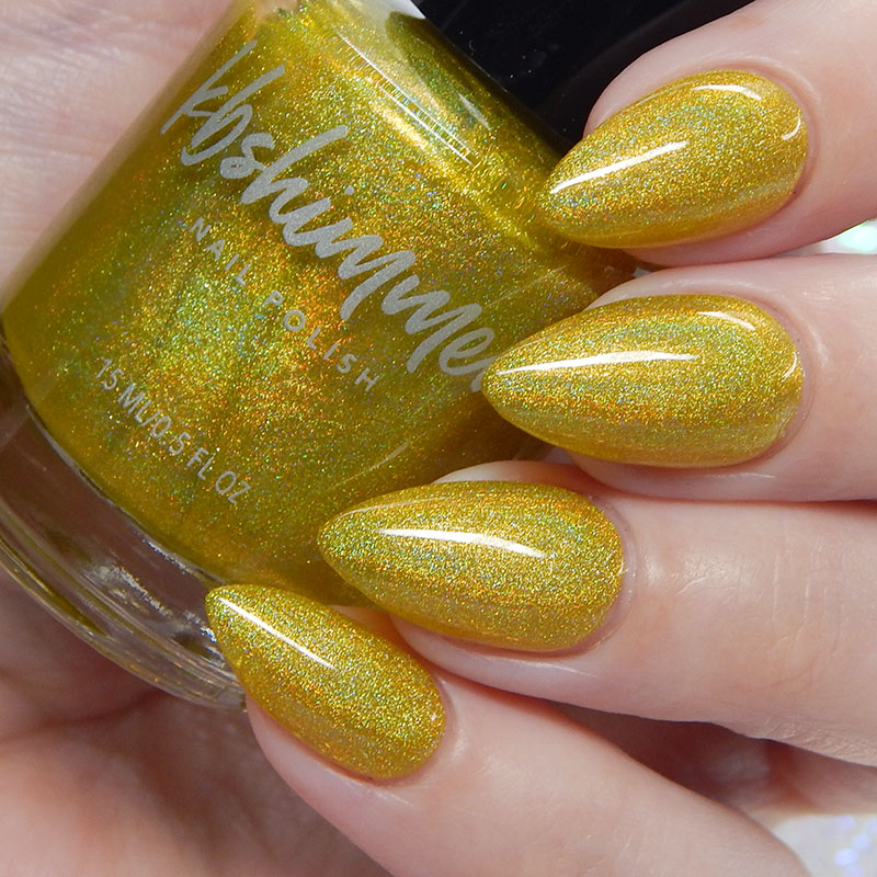 Daffodil With It Holographic Nail Polish by KBShimmer