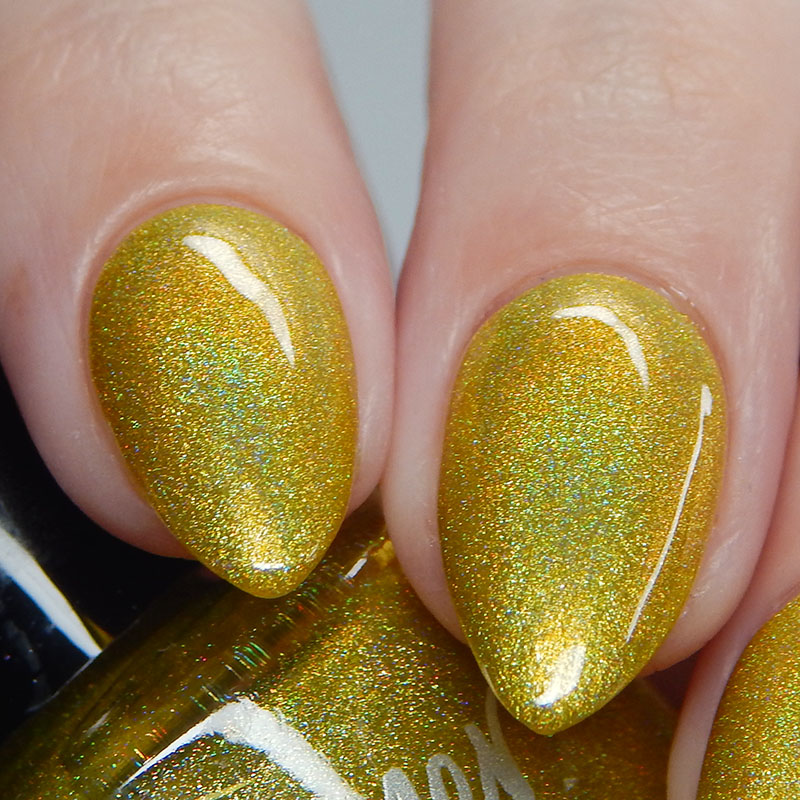 Daffodil With It Holographic Nail Polish by KBShimmer