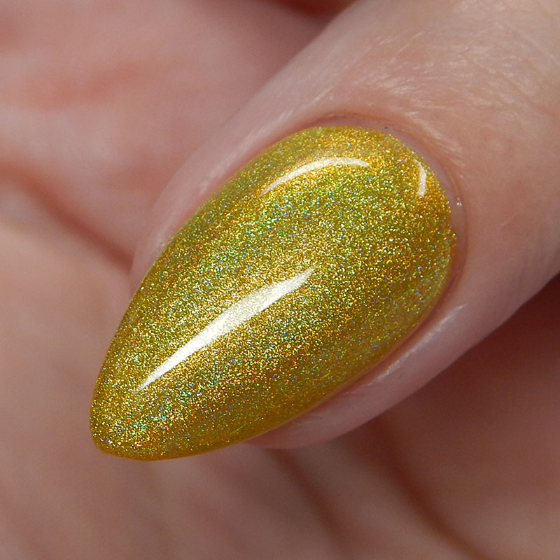 Daffodil With It Holographic Nail Polish by KBShimmer